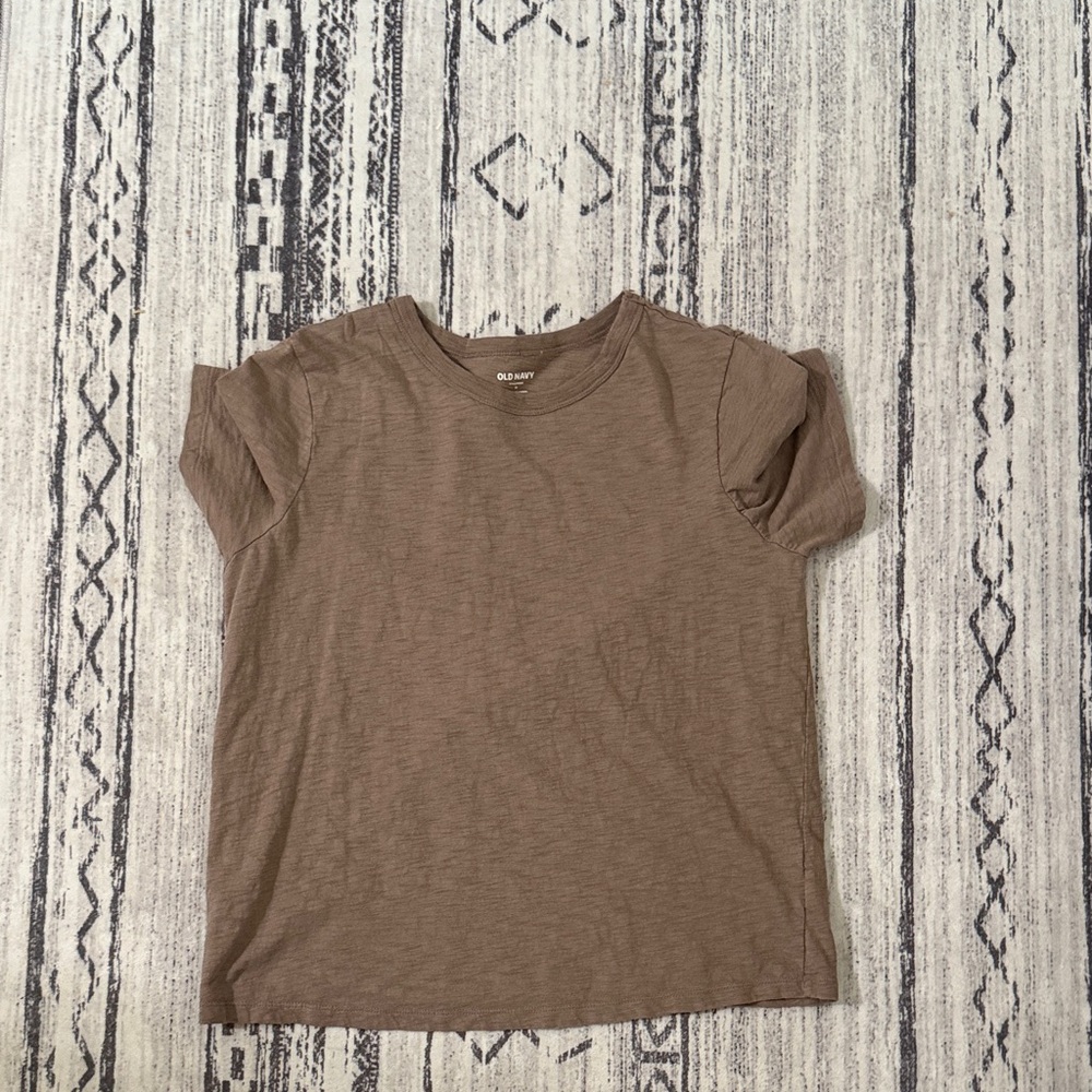 Old Navy Brown Short Sleeve Tee